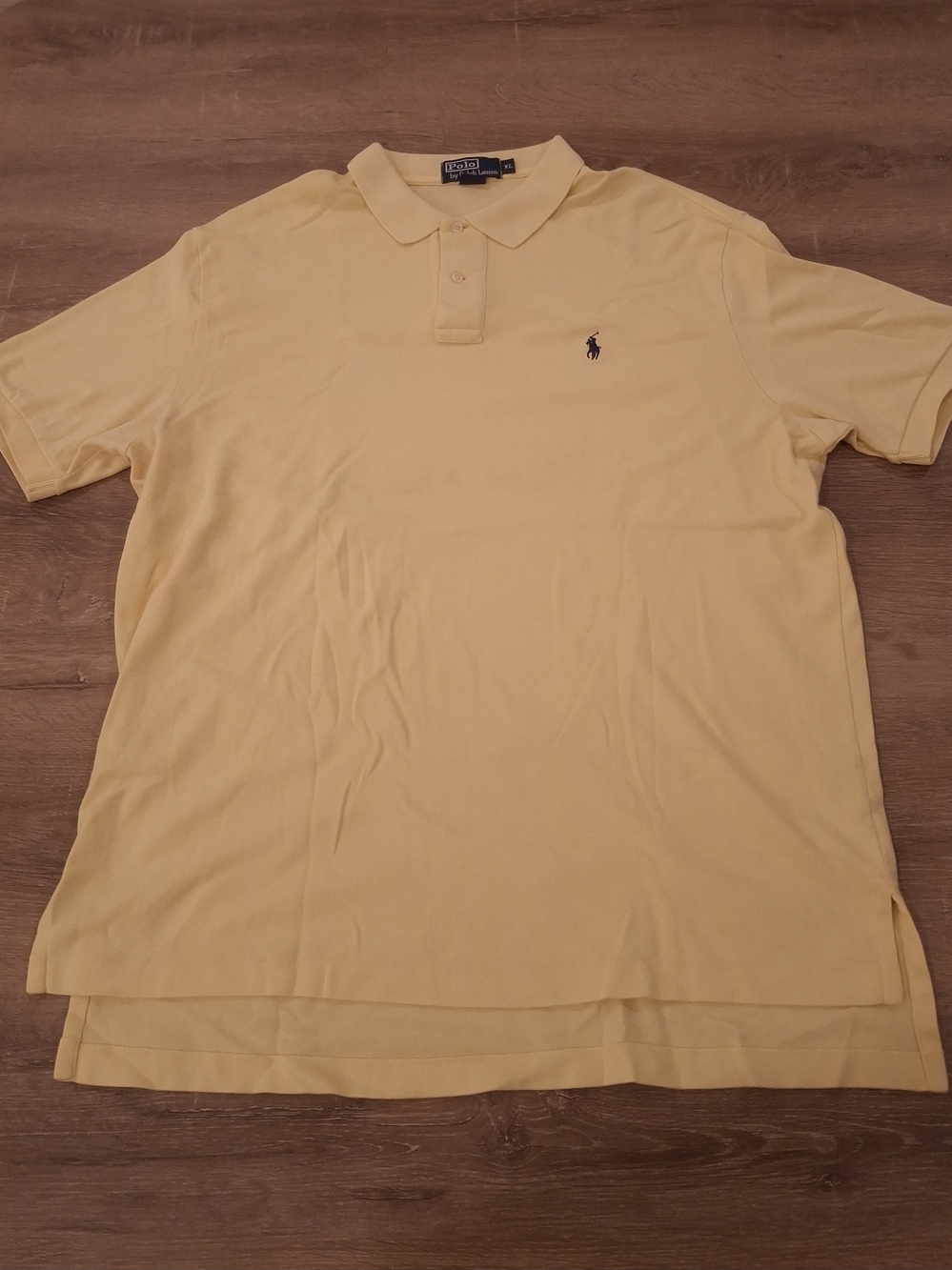 Polo Ralph Lauren Men's Classic Fit Polo Shirt XL Yellow Cotton